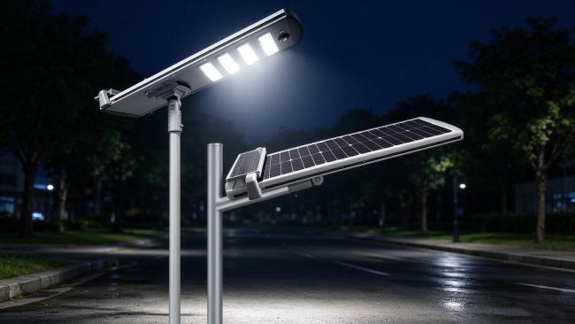 Automatic Cleaning Solar Street Light