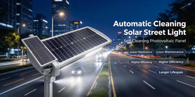 Solar Energy Auto Cleaning Street Light 60watt 80watt 100watt