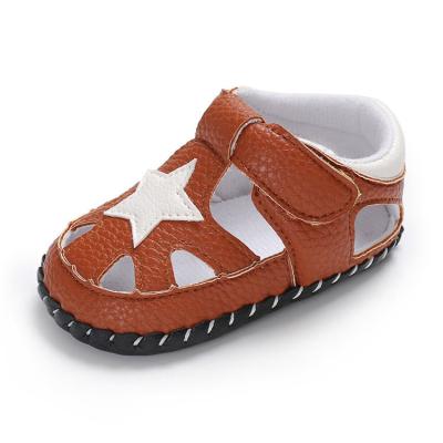 China Free sample PU Leather Anti-slip 0-18 months Walking shoes infant sandals for sale