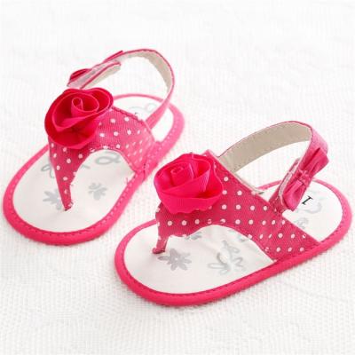 China Simple designed infant Sandals Casual Newborn Slipper baby shoes for Girl for sale
