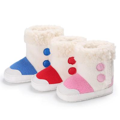 China Simple designed Cotton sole warm 0-2 years Outdoor barefoot baby booties for sale
