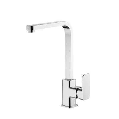 China High Arch Metal Kitchen Mixer Faucet 363mm High Countertop Sink Taps for sale