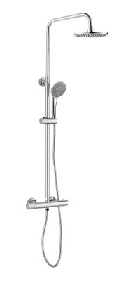 China Bathroom 38 Degree water Thermostatic Shower Column Set Dual Handle for sale