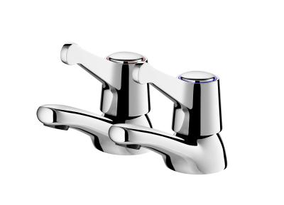 China Brass Cartridge Double Handle Tub Faucet for sale