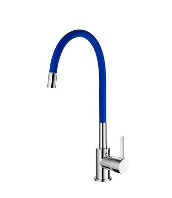 China Alterable Spout 1 Handle Deck Mount Kitchen Faucet Flexible Kitchen Sink Tap for sale