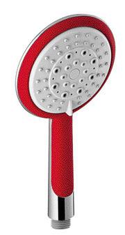 Chine Mamelon mou réglable de douche tenu dans la main de pièces de rechange de douche de salle de bains rouge lumineuse à vendre