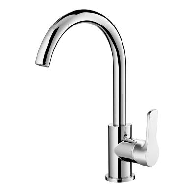 China Adjustable Hot And Cold Kitchen Sink Taps Rotatable Commercial Sink Mixer for sale