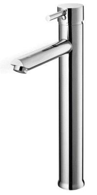 China Chrome Bathroom Basin Mixer Sink Taps Tall Counter Top Single Lever Single Hole for sale