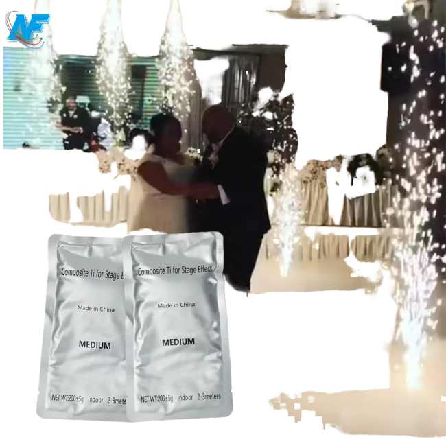 HQLIT Cold Spark Firework Machine application example
