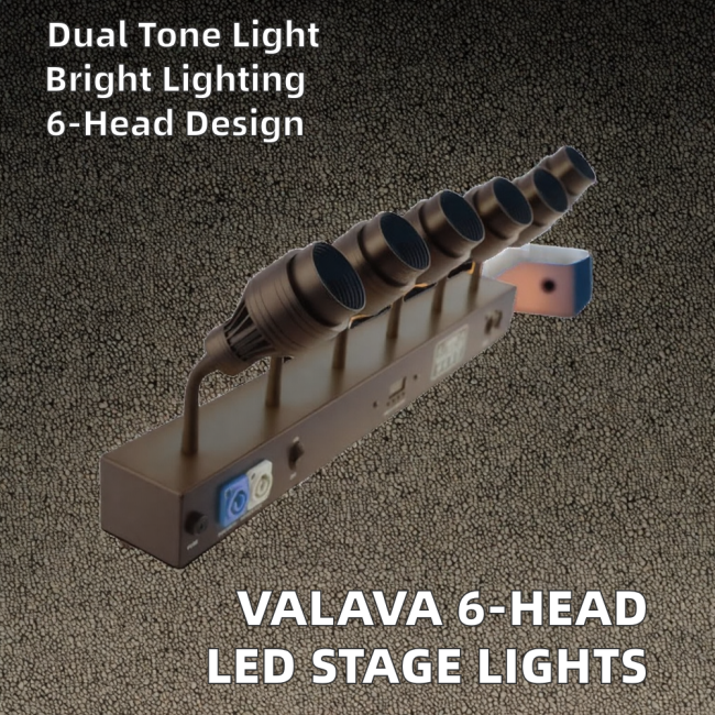 VALAVA LED Pinspot Light technical diagram