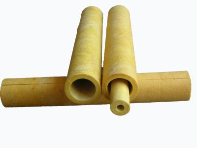 China Aislamiento de alta temperatura del tubo de las lanas de cristal para la construcción, ignífugo en venta