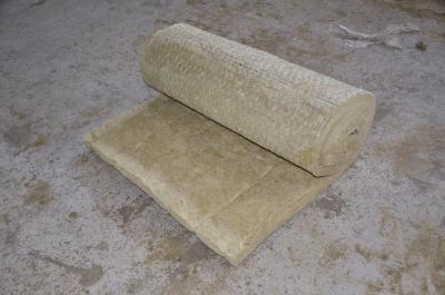 China Rolled Rockwool Insulation Blanket Light Weight Building Material 25mm - 150mm Thick for sale