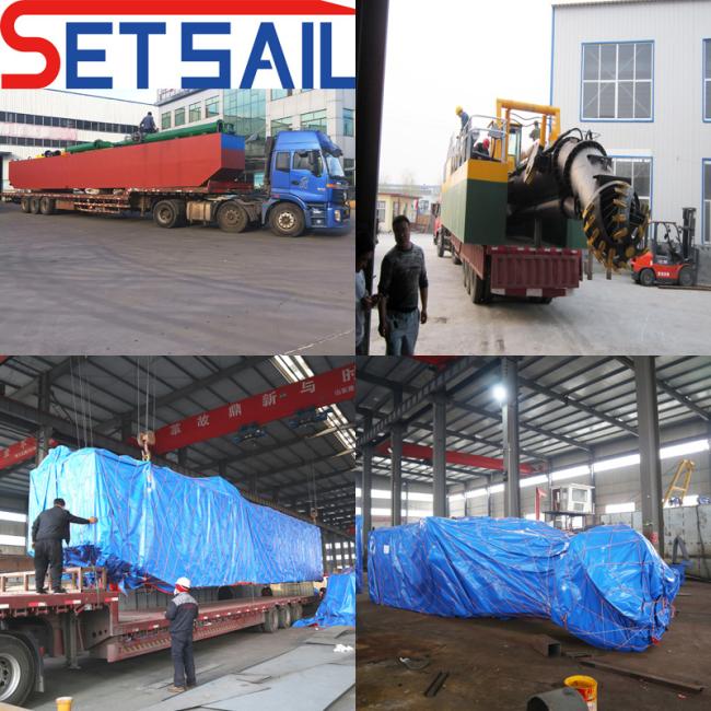 Hydraulic Water Flow 800m3 Cutter Suction Dredger with Diesel Engine