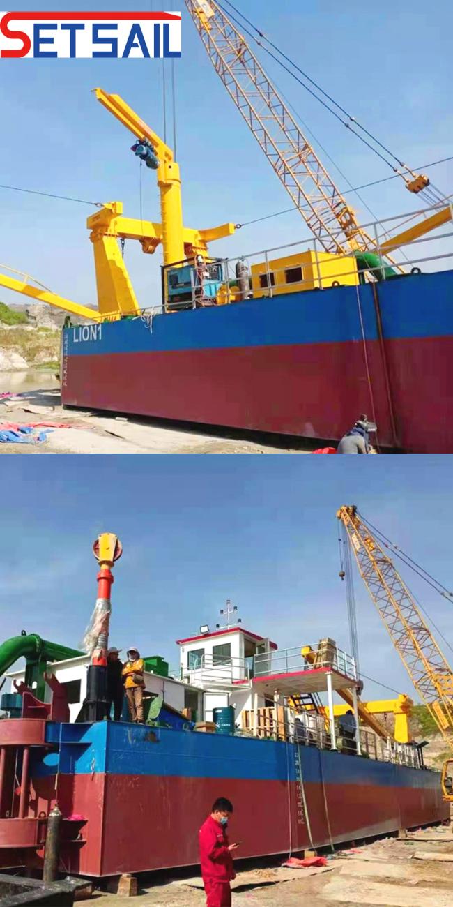 Diesel Engine Cutter Sand Dredger with Hydraulic Cutter Head