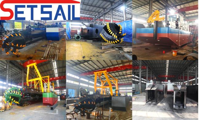 Hydraulic Diesel Engine Sea Sand Dredging Equipment with GPS Position