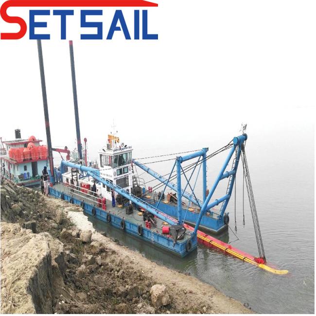 Dual Engine Pump Rexroth Hydraulic Sand Dredger with Underwater Pump