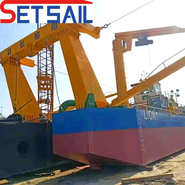 Small Diesel Engine Cutter Suction Dredger Used in River and Lake