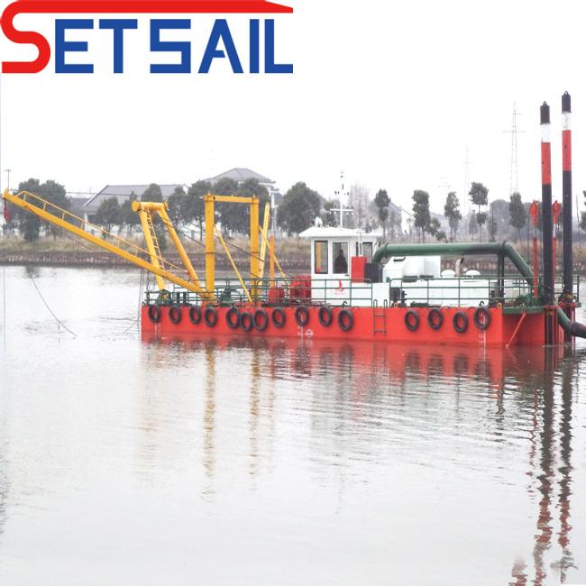 New Diesle Engine Power Cutter Suction Dredger Used in River