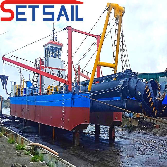 Diesel Engine Power Cutter Suction Dredger for Sale
