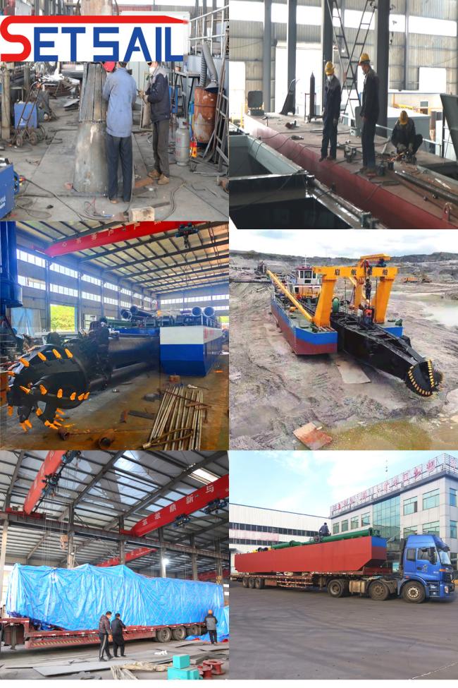 China Underwater Pump Rexroth Hydraulic Diesel Engine Sand Dredger