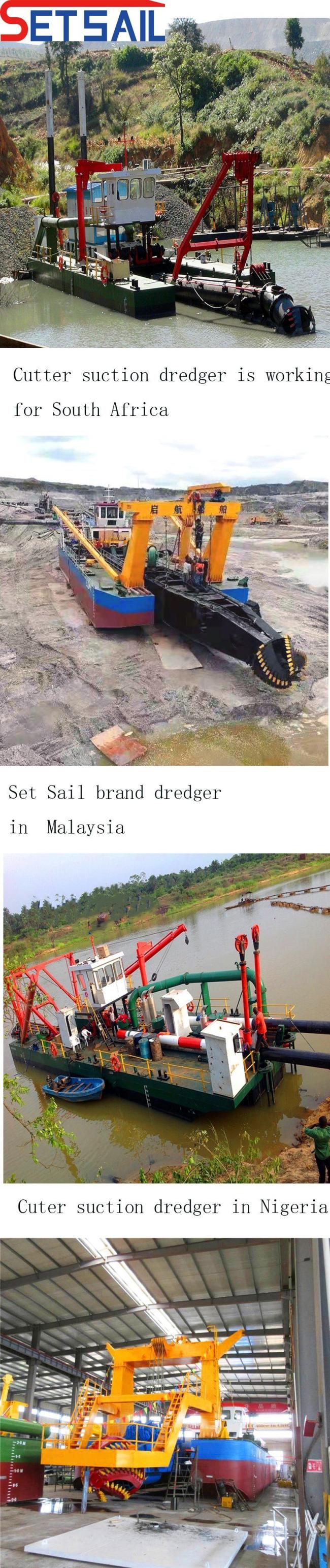 Cutter Suction Sand Pump Dredging Equipment with Booster Station