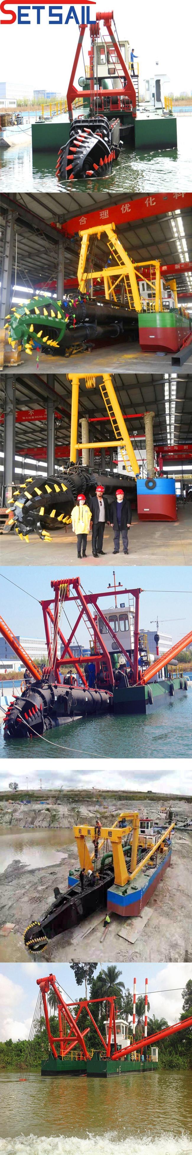 Cutter Suction River Sand Dredging Equipment with Water Flow Meter