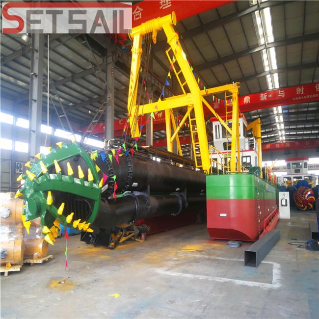 Water Flow 3500m3 Cutter Suction Dredger with Cummins Diesel Engine