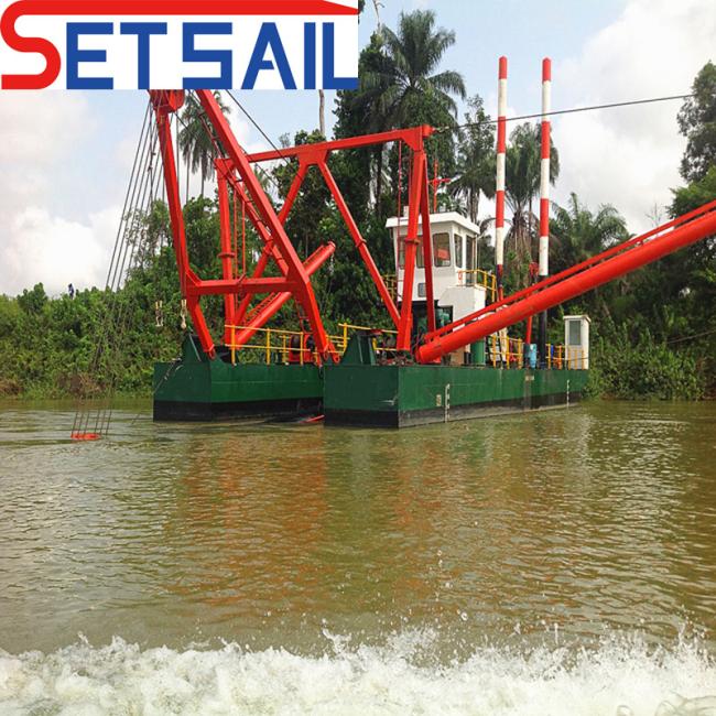 Diesel Engine Water Flow 5000m3 Cutter Suction Dredger with Hydraulic