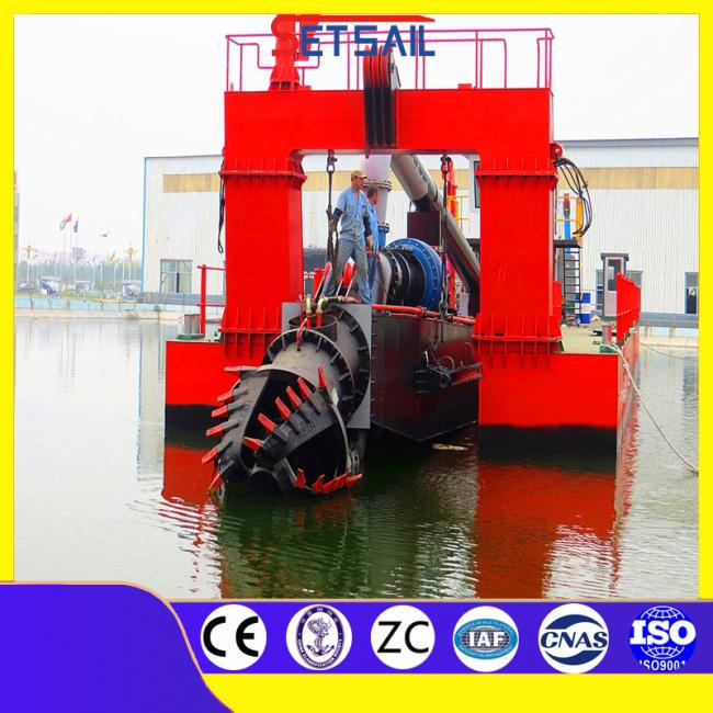 Diesel Customized Set Sail Washing Sand Machine Dredger