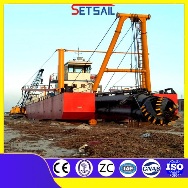 Low Price River Sand Cutter Suction Dredger with Diesel Engine