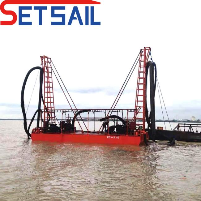 Latest Hydraulic Diesele Engine Jet Suction Dredger for Gold and Diamond