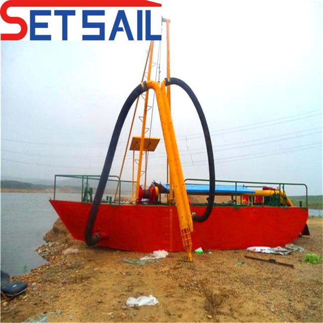 Jet Suction River Sand Dredger with High Pressure Water Pump