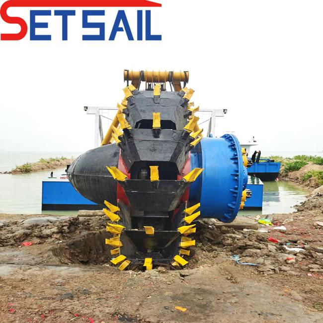 Shijiazhuang Sand Pump Water Flow 7000m3 Wheel Bucekt Dredger