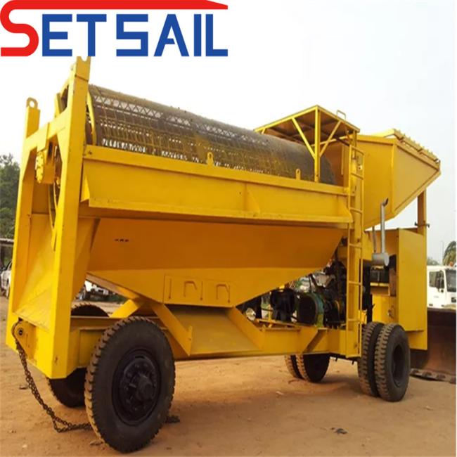 High Efficiency Land Gold and Diamond Mining Machine with Trommel