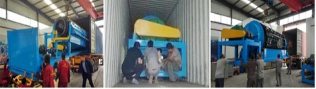 Full Automatic Feeding Land Gold Mining Equipment with Diamond Agitation Chute