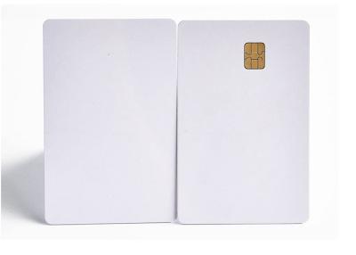 China PVC Printable CR80 ISO 7816 FM4428 Contact IC Cards for sale