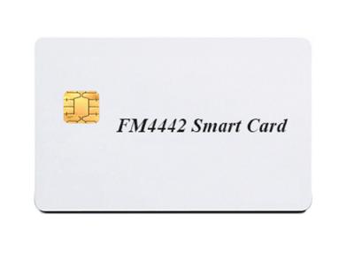 China Standard ISO 7816 FM4442 Contact IC Cards For Access Control for sale