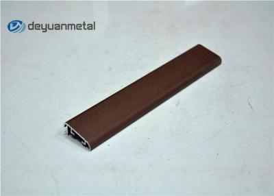 China Powder Coating RAL Color  Wood Grain Aluminum Profiles For Office Building Partition for sale
