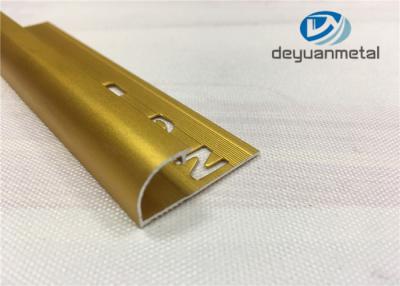 Китай Отделка края прочного ковра ISO9001 алюминиевая профилирует аксессуары 1.0mm справляясь продается