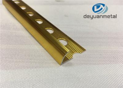 中国 10mm 8mm 12mmの高さのアルミニウム端のトリムのプロフィールは耐久性を 販売のため