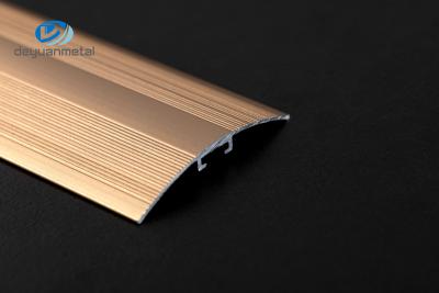 China T6 Aluminium Flooring Profiles Threshold Strip Transition Trim Laminate Carpet For Hotal Decoration for sale