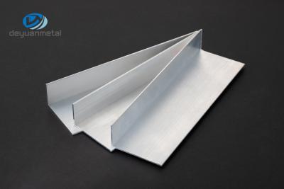 China 6063 perfis de alumínio do ângulo do revestimento do moinho, ângulo de alumínio da extrusão de 25x50mm à venda
