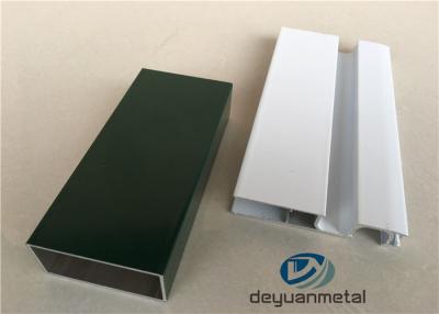 China Perfiles de aluminio sacados rectangulares, sección del marco de ventana de aluminio en venta