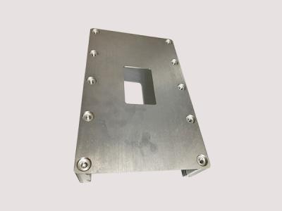 China 1.5mm Thicikness Cnc Aluminium Extrusion Fabrication With Screwing Square Shape for sale