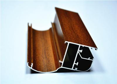 Китай Дверные рамы структурного зерна покрытия порошка деревянного алюминиевые 6063/6005 Т5 продается