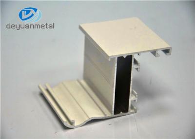 China Extrusões de alumínio revestidas do pó branco, aprovação de alumínio do ISO do perfil do quadro de porta à venda