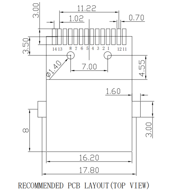 LPJ19911ADNL Recommended PCB Layout