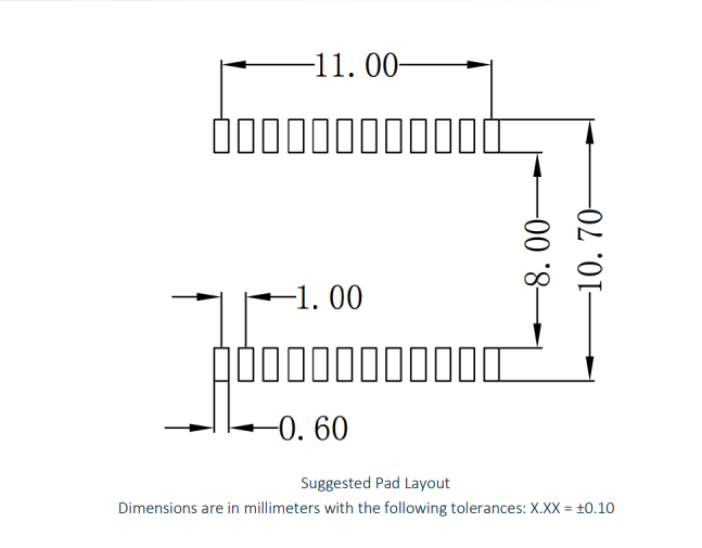 TM82440ANL Drawing - Pad Layout