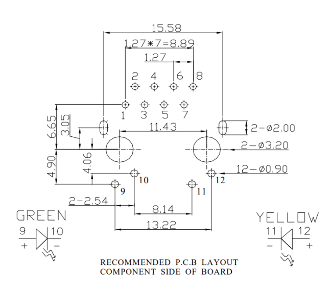 RJLD-043TC1 RECOMMENDED PCB LAYOUT