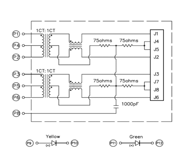 7499010122 Datasheet - Schematics